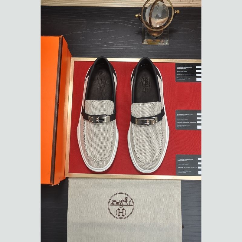 H**mes leather shoes